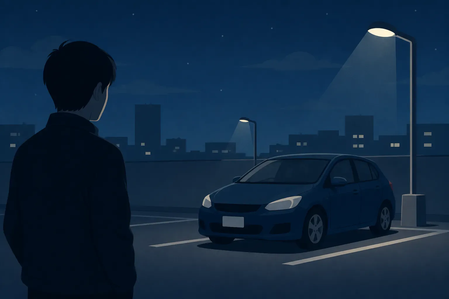 車とGPSをイメージした雰囲気画像