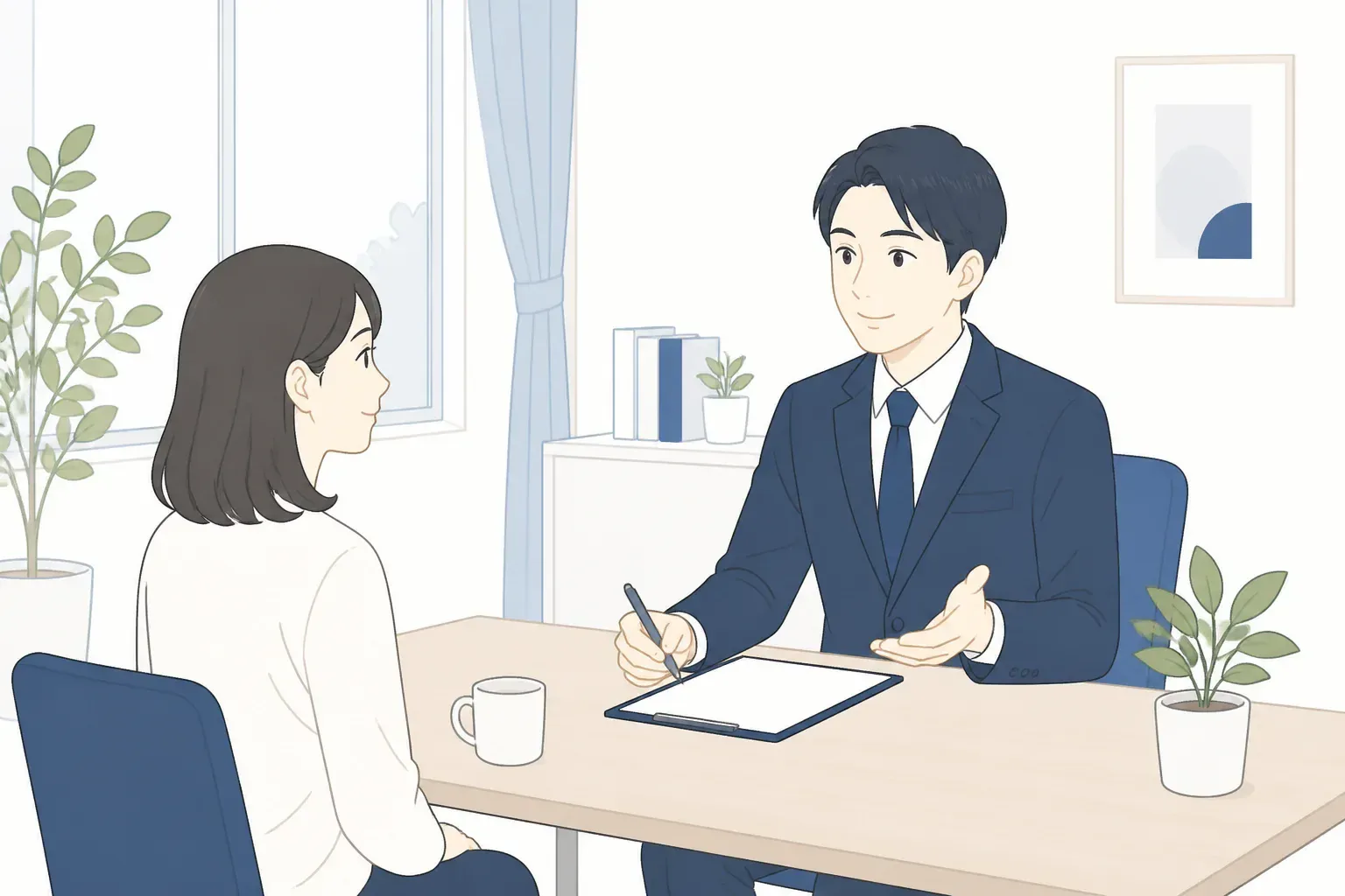 探偵への相談をイメージした雰囲気画像