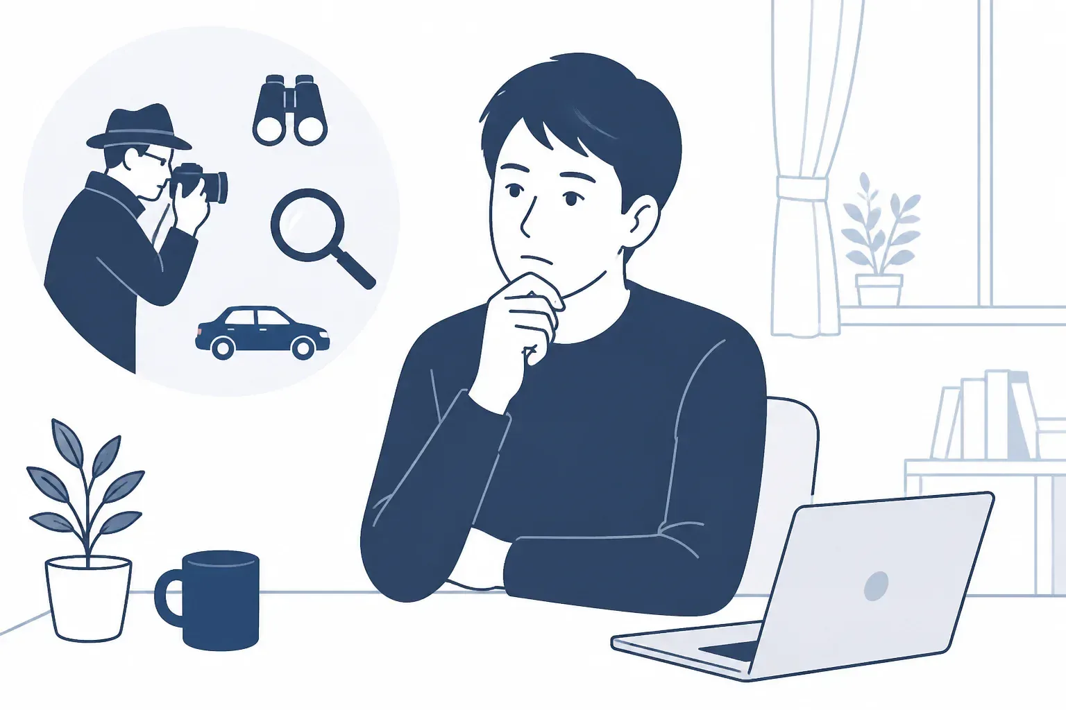 費用や今後を思い悩む様子のイメージ画像
