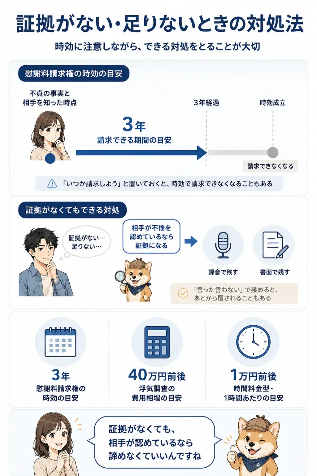 慰謝料請求権の時効を示すタイムライン図