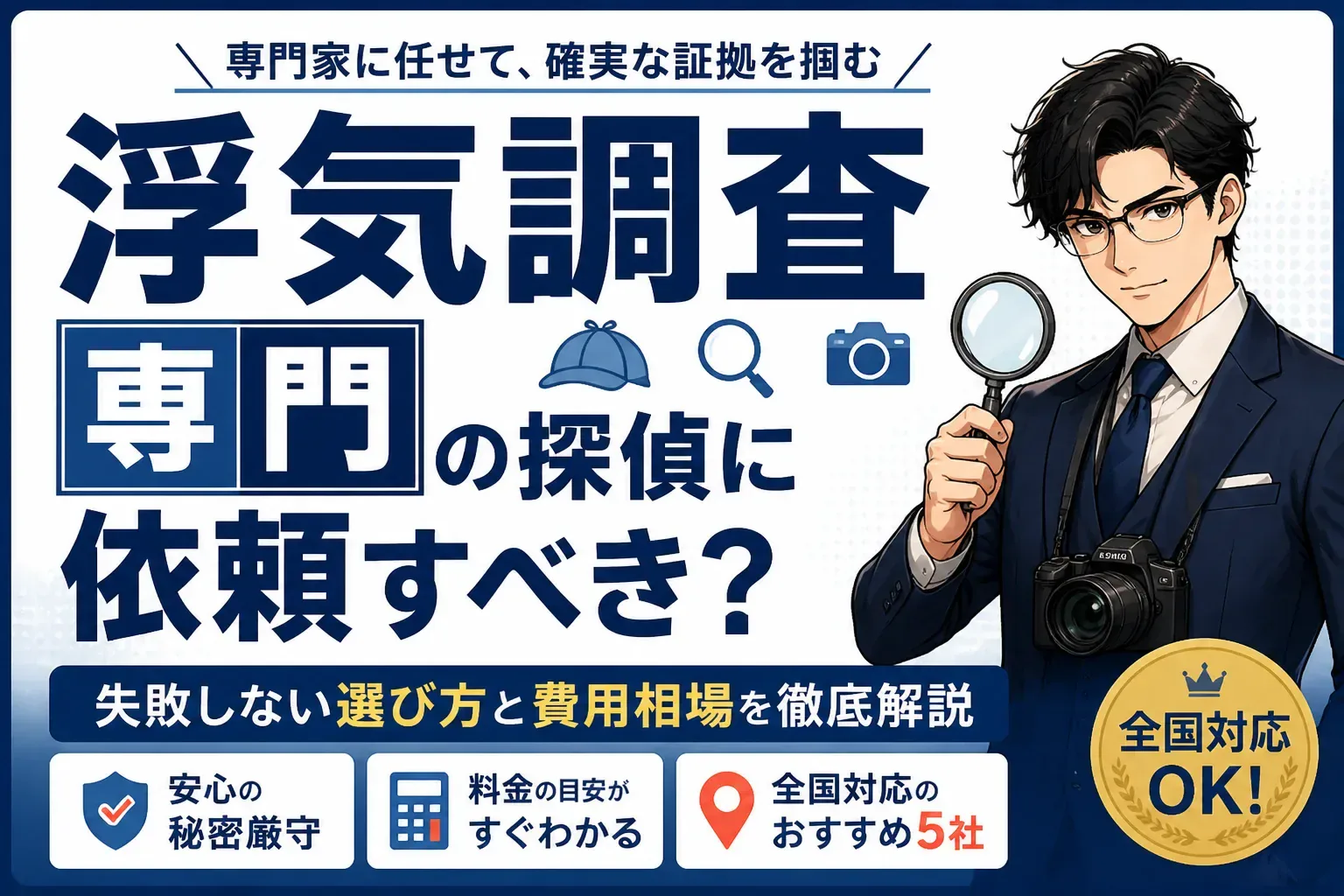 浮気調査を専門の探偵に依頼する記事のアイキャッチ画像
